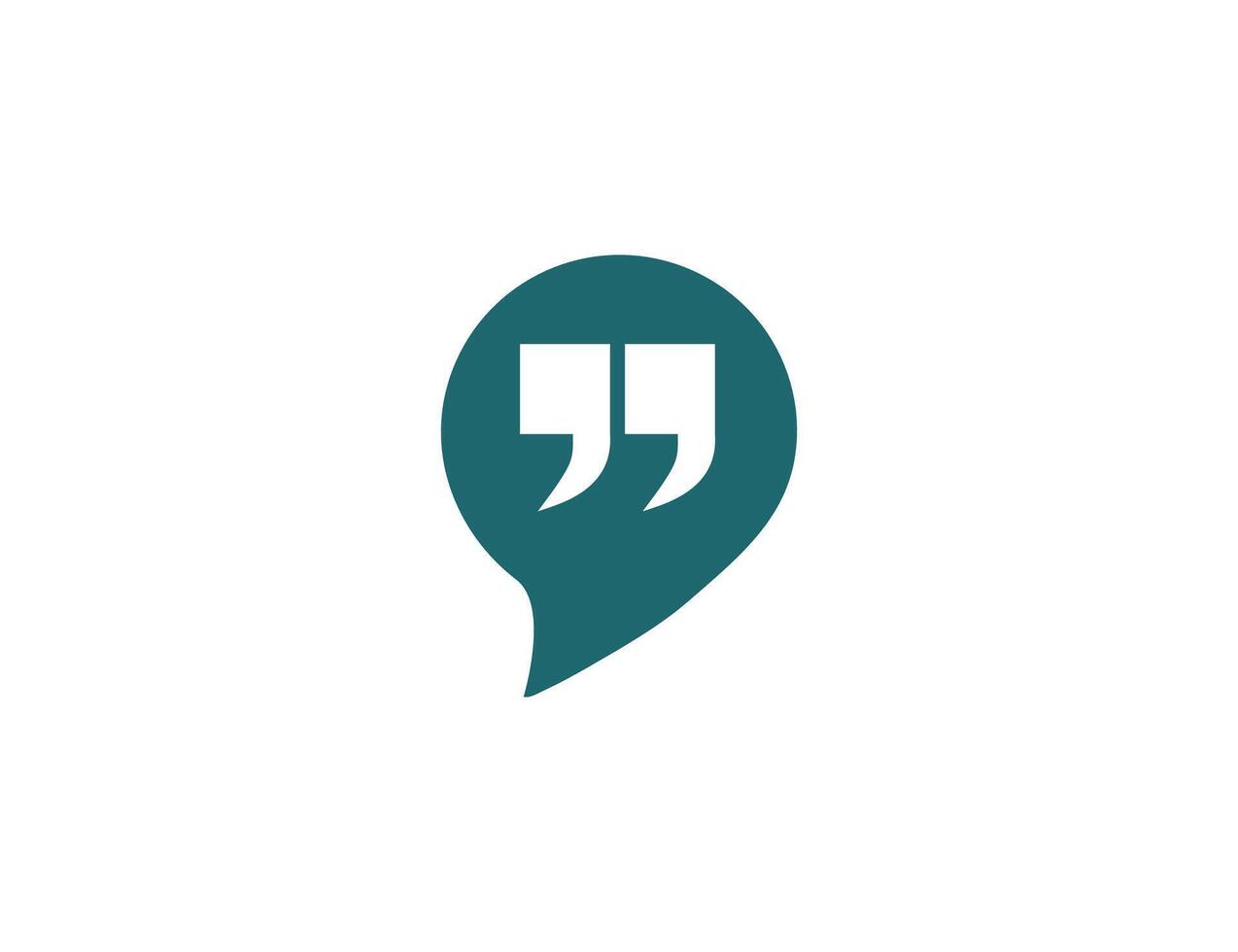 Communicate, quotes icon. illustration. vector
