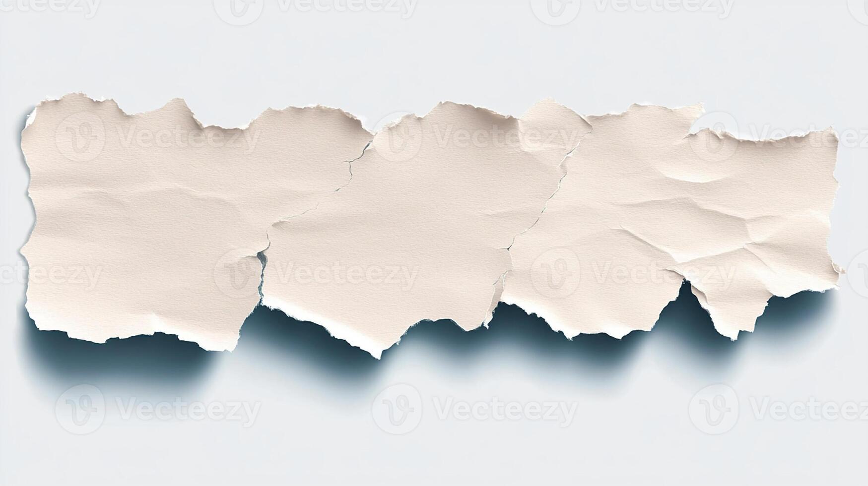 Torn Paper Texture with Soft Creases and Shadows photo