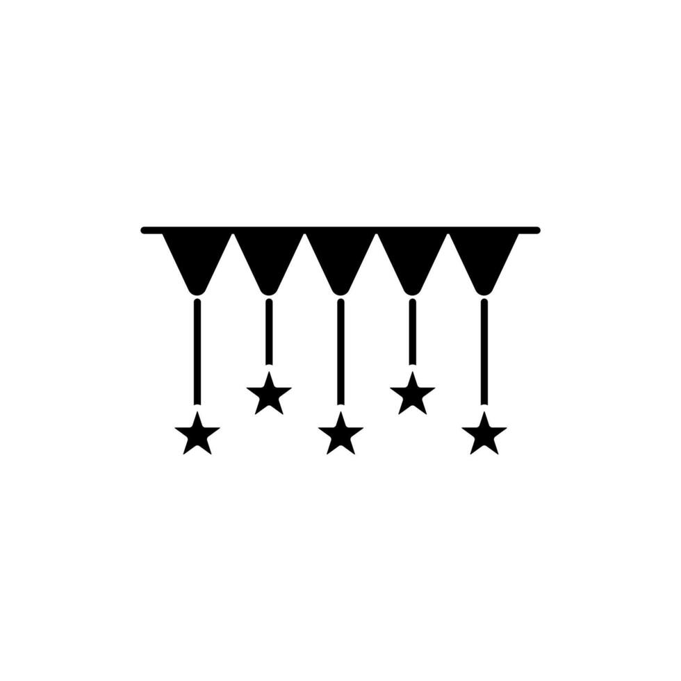 Icon a decoration, isolated against a clean background. vector