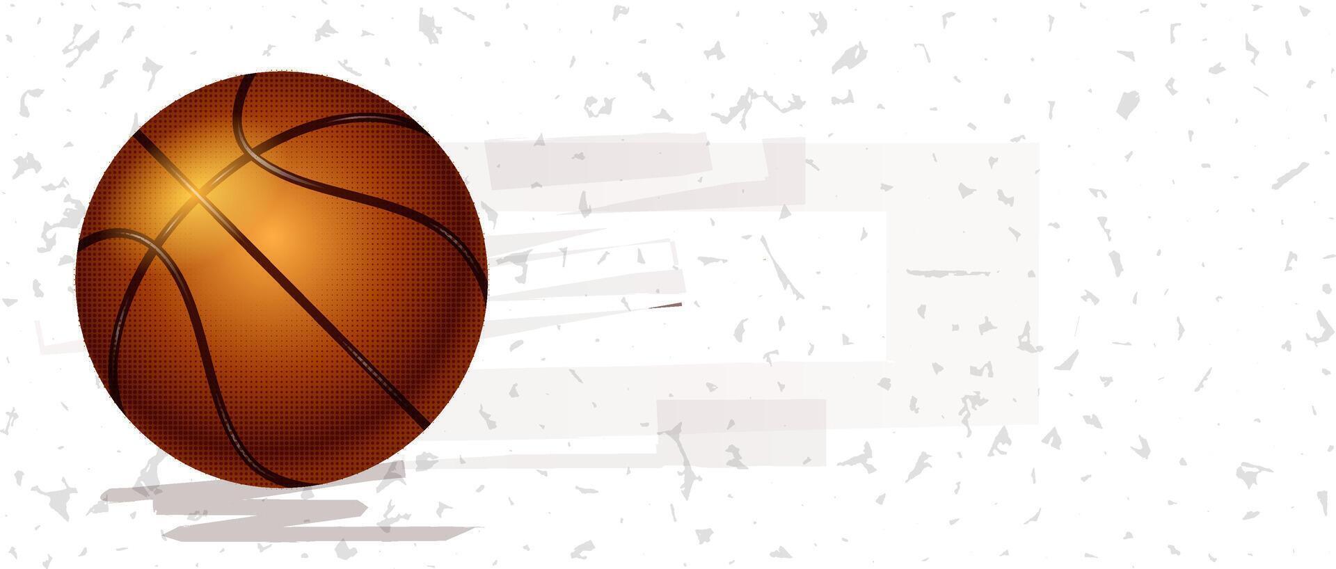 Basketball background feed print web promotion vector