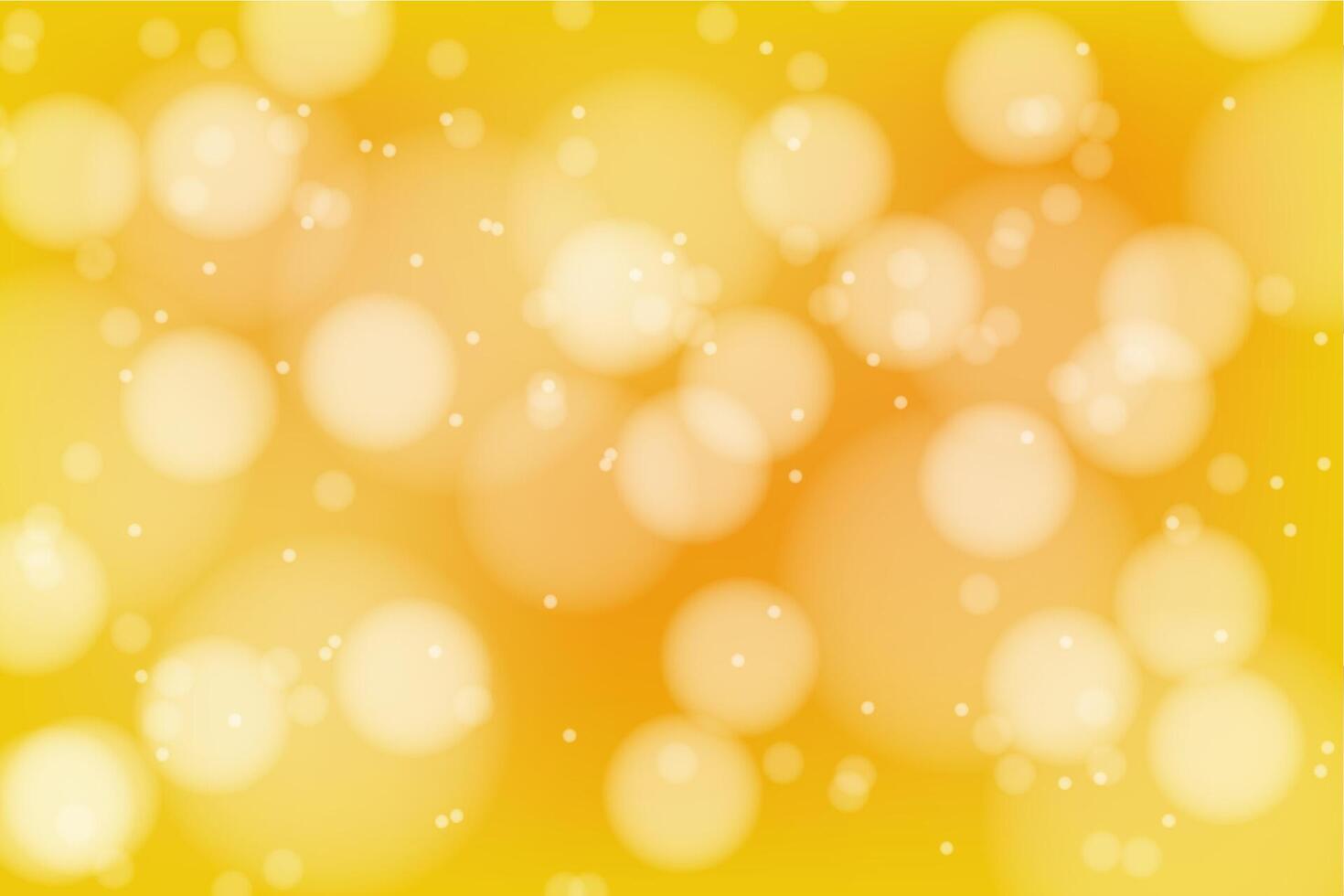 Bright and cheerful abstract background with soft yellow bokeh lights, Ideal for festive, summer or celebratory designs vector