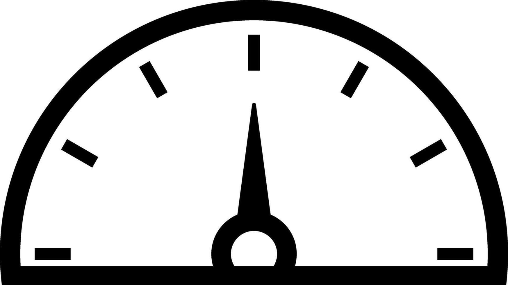 Speedometer speed icon Speed dials Dashboard elements Speed stencil vector