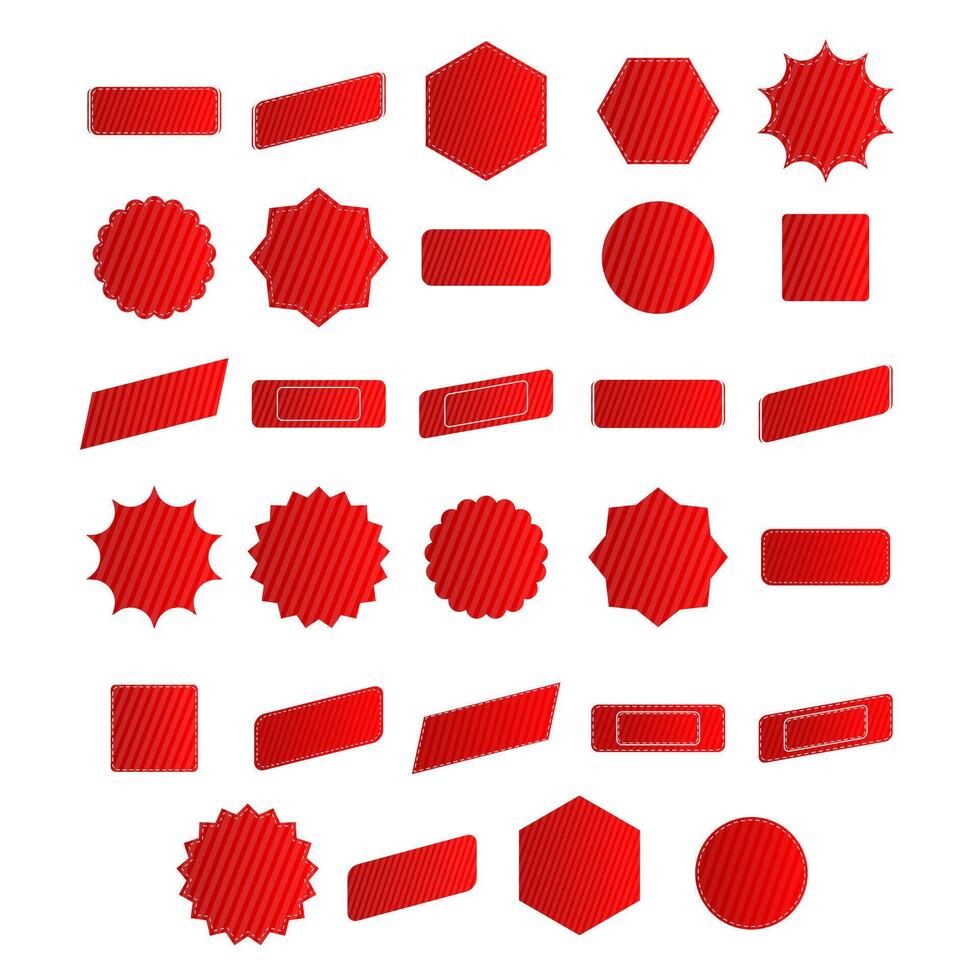 Geometric shape for text box gradient red with a diagonal stripe pattern vector