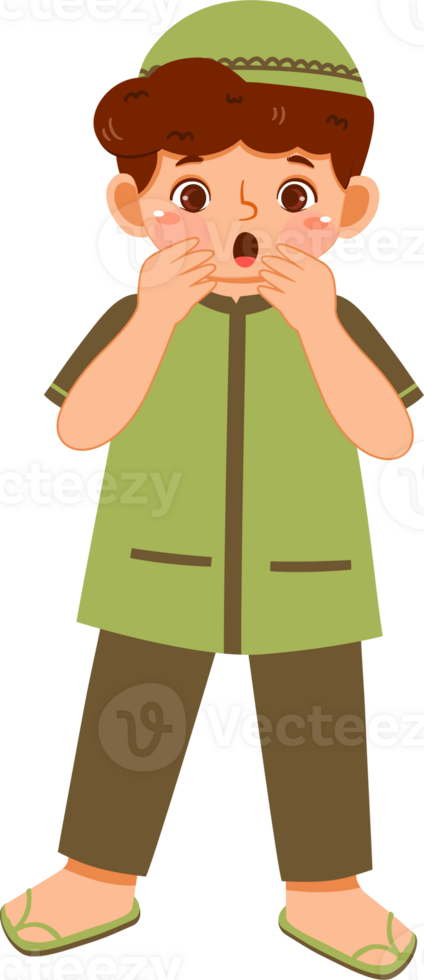 Illustration of Shocking Boy png
