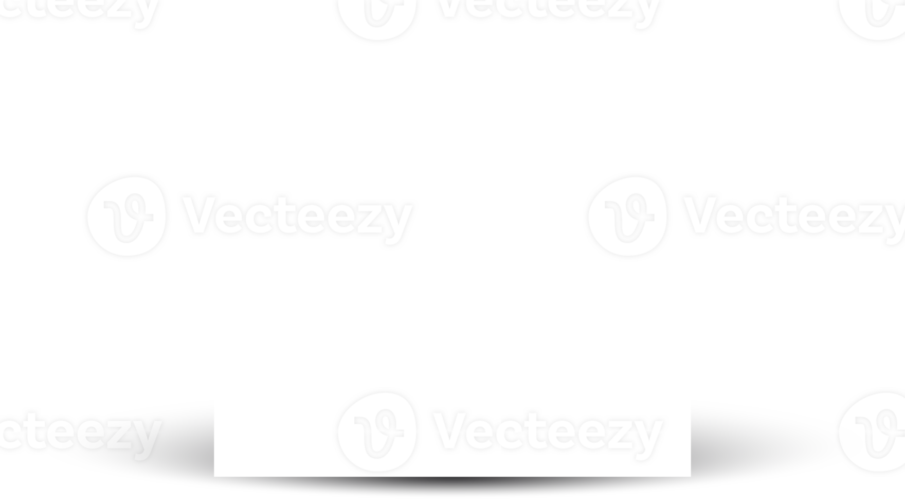 Realistic white paper and box square and shadow png