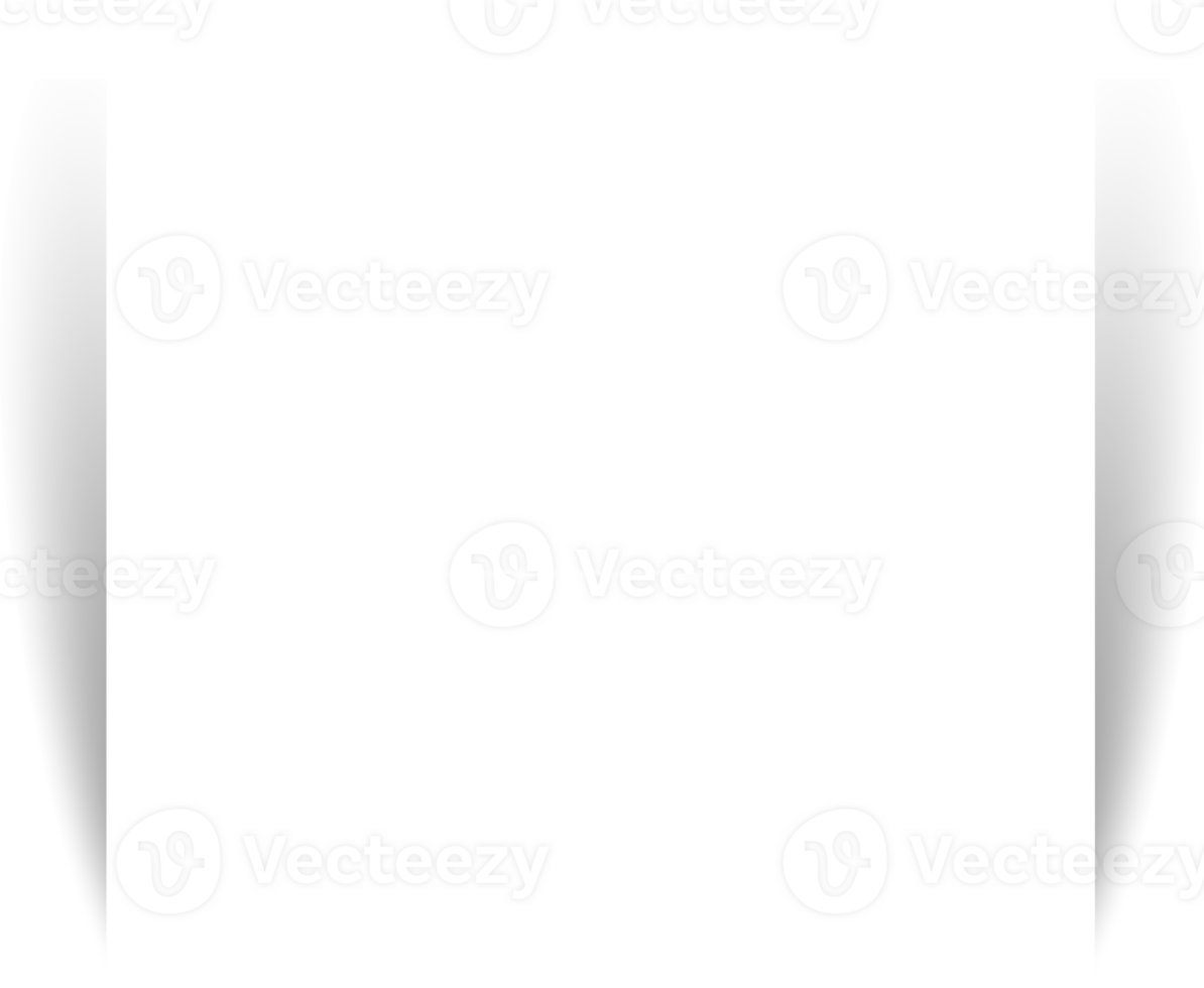 Realistic paper and box square and shadow png