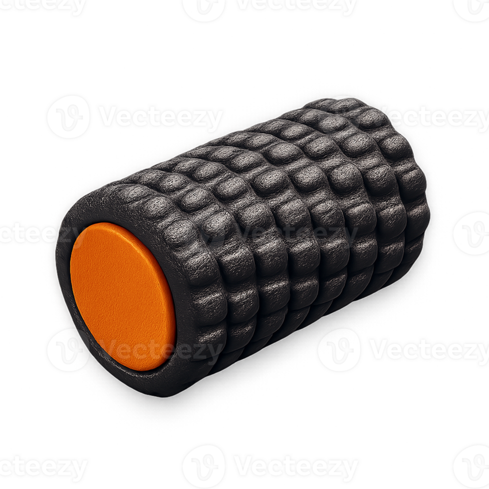 3D Foam Roller Icon for Muscle Recovery and Fitness png