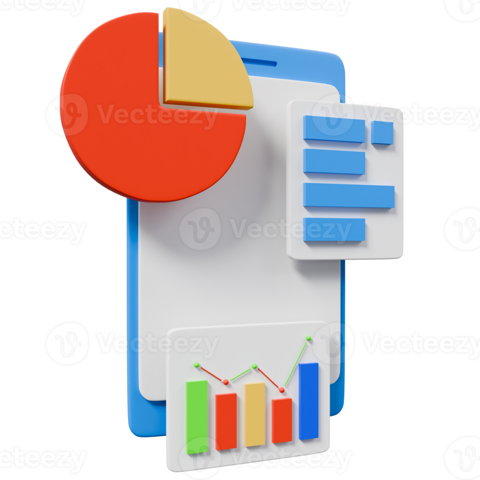 Mobile Data Analytics Visualization Charts and Graphs png