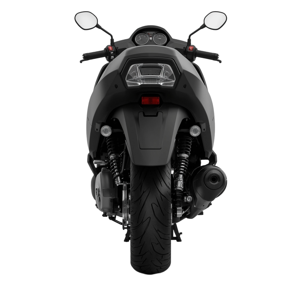 Scooter with Helmet Transparent Image png