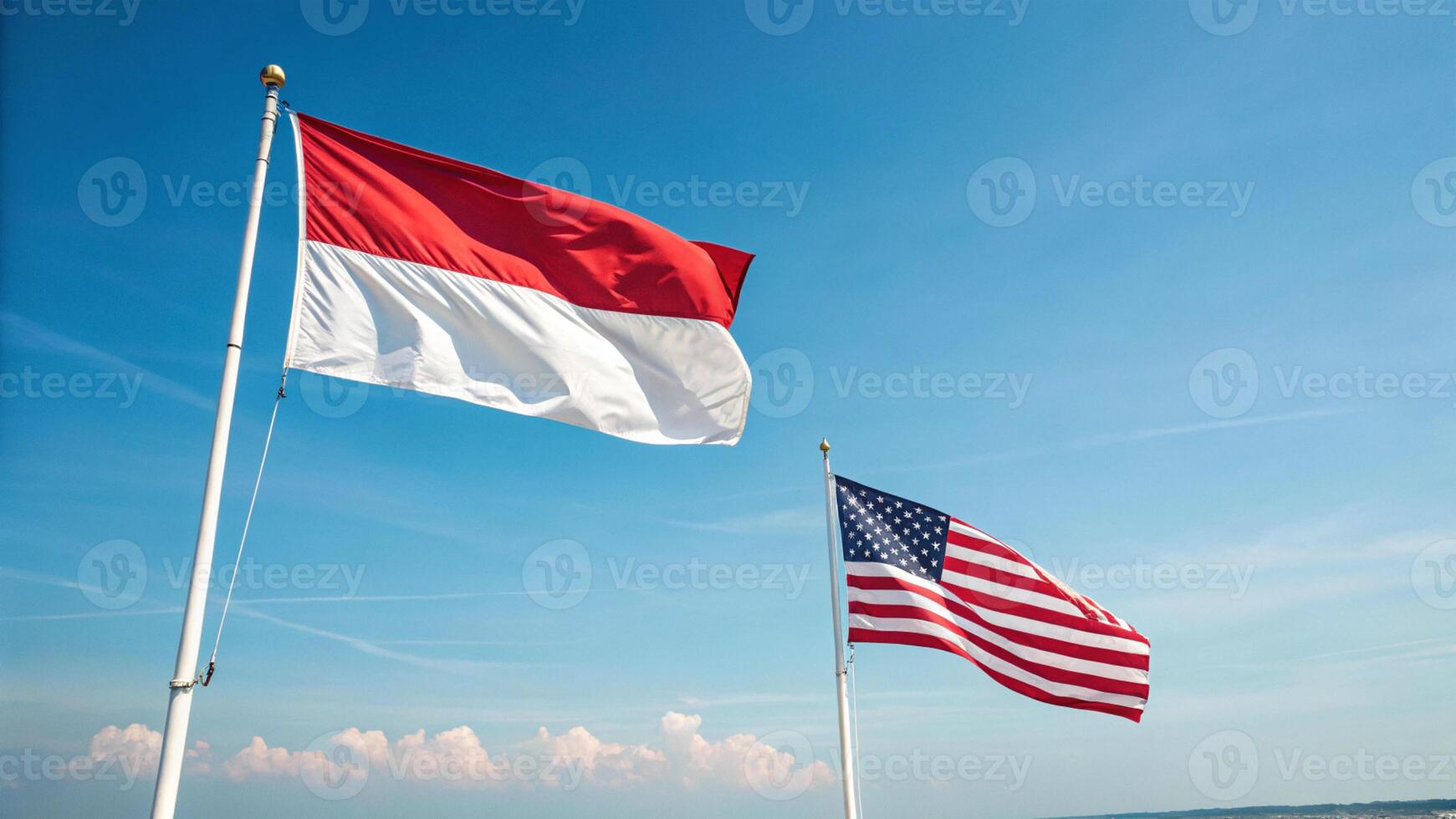 indonesia usa us united state america flag tax tariff vat import export logistic container 19 politic government conflict trade war shipping indonesia finance country usa donald trump trade tariff photo
