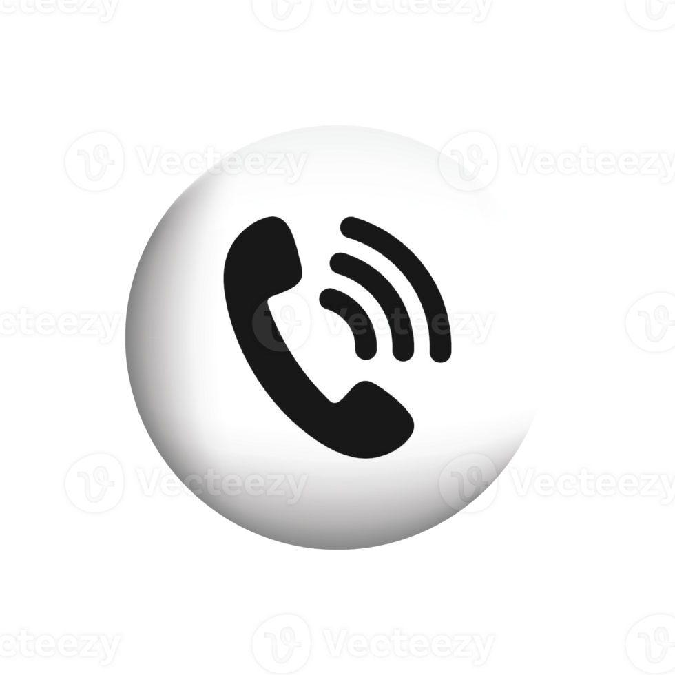 a phone icon on circle png