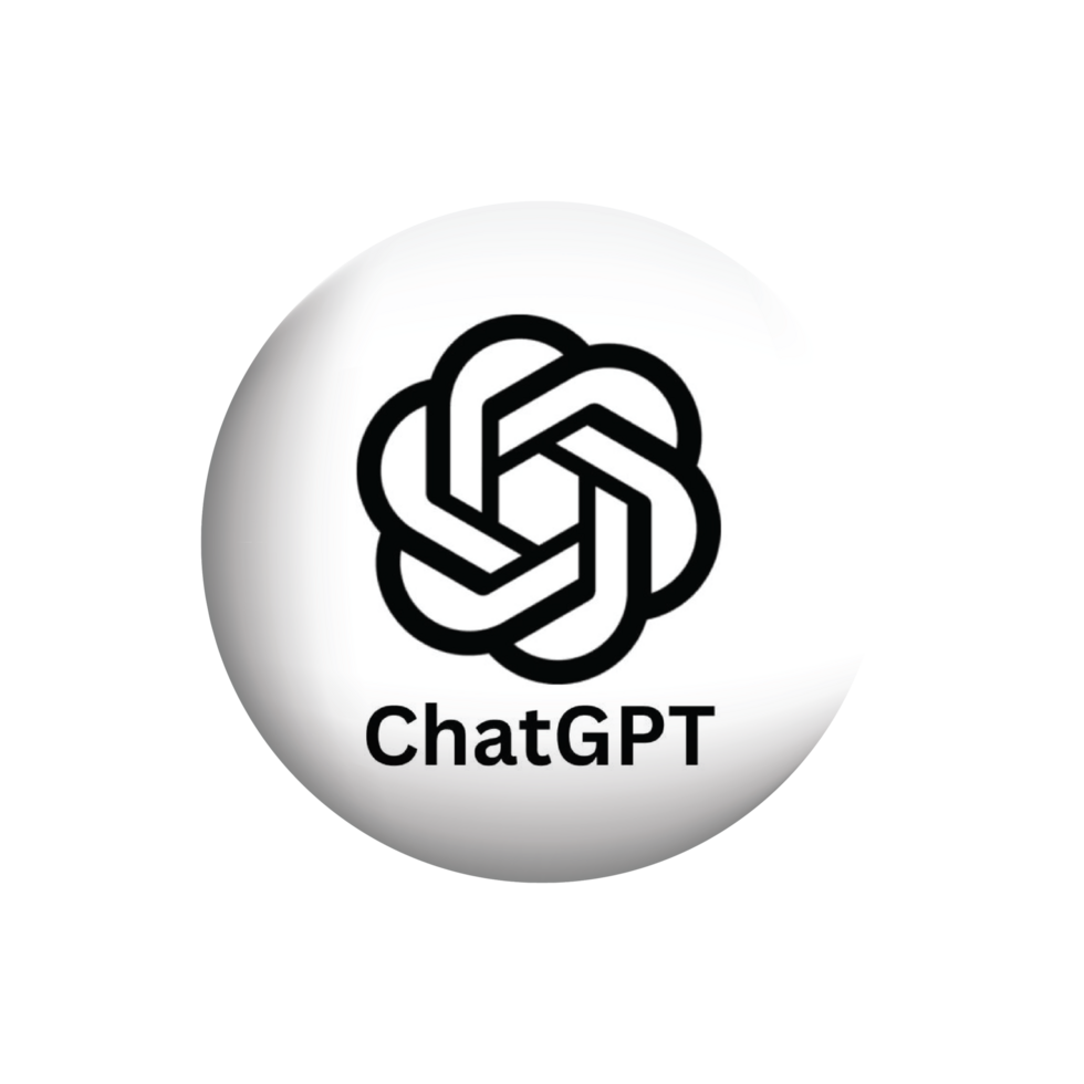 chatgtp logo on a white button png