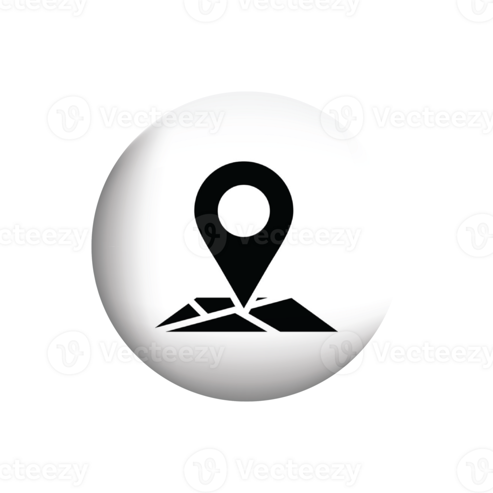 map pin icon on circle png