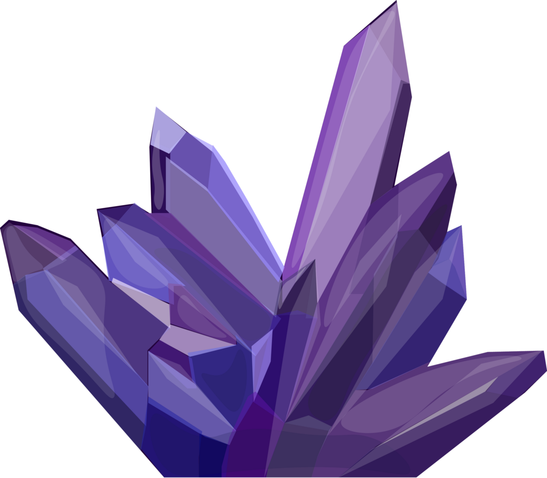 Large Amethyst Crystal png