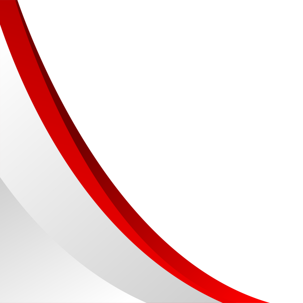 Indonesian flag color stylish border design png