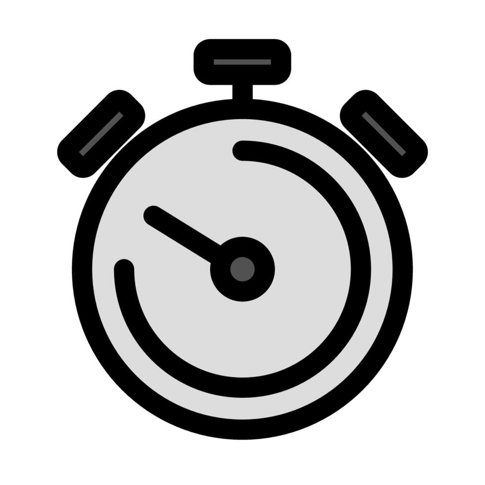 Stopwatch Icon for Timekeeping, Measurement and Accuracy vector