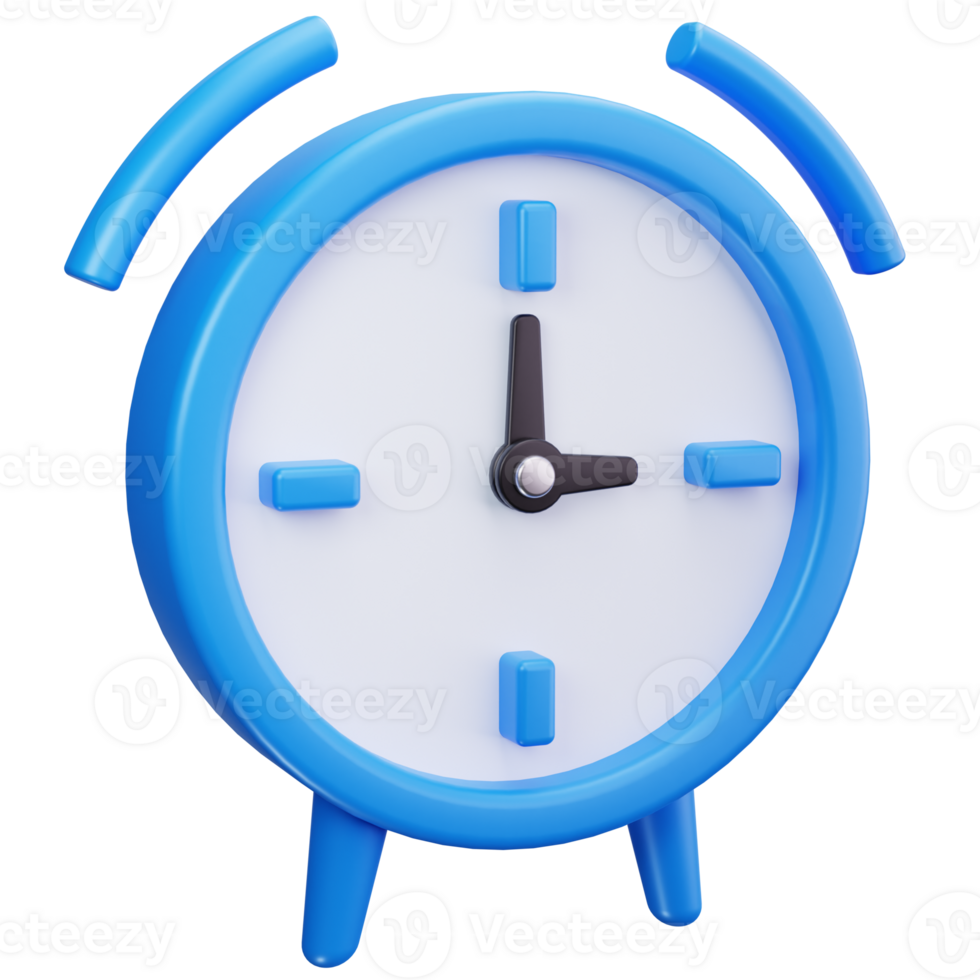 3D Icon Time Reminder Alarm Clock png