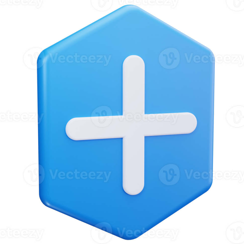 3D Icon Hexagon New Feature png