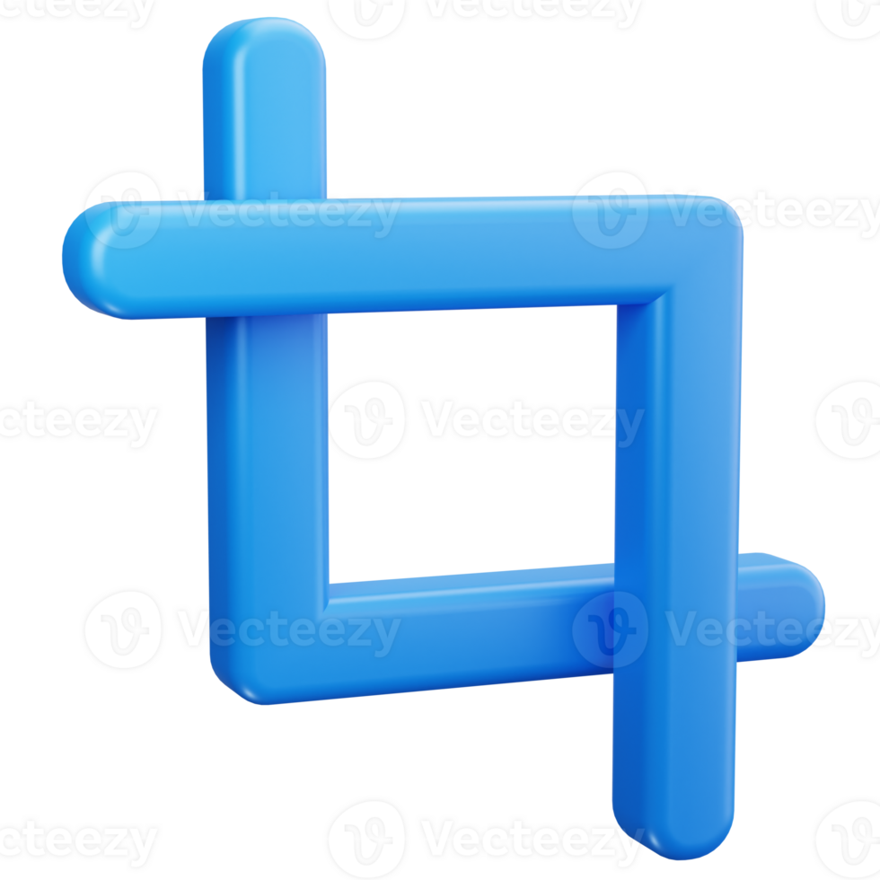 3D Icon Image Crop Tool png