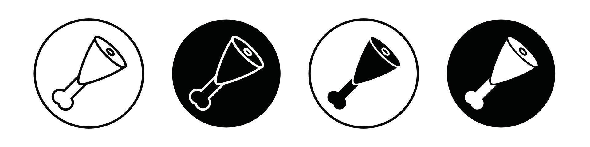Meat icon designs for ui vector