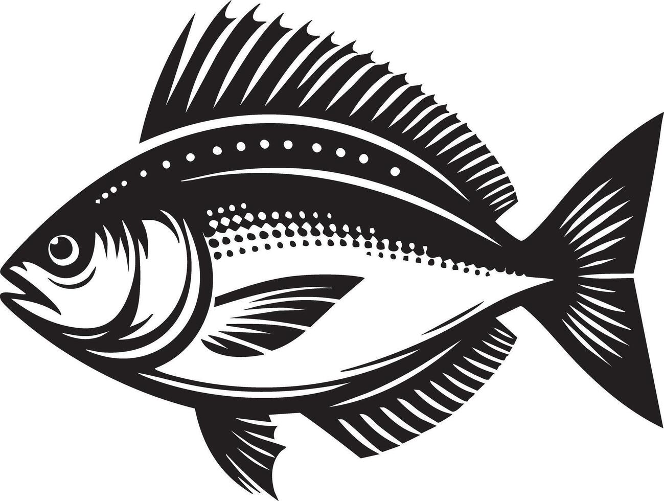 Exploring the Depths A Guide to Fish and Seafood vector
