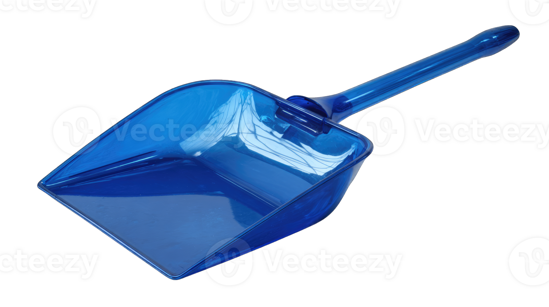 Blue Plastic Dustpan Cleaning Tool Household Item Utility Equipment png