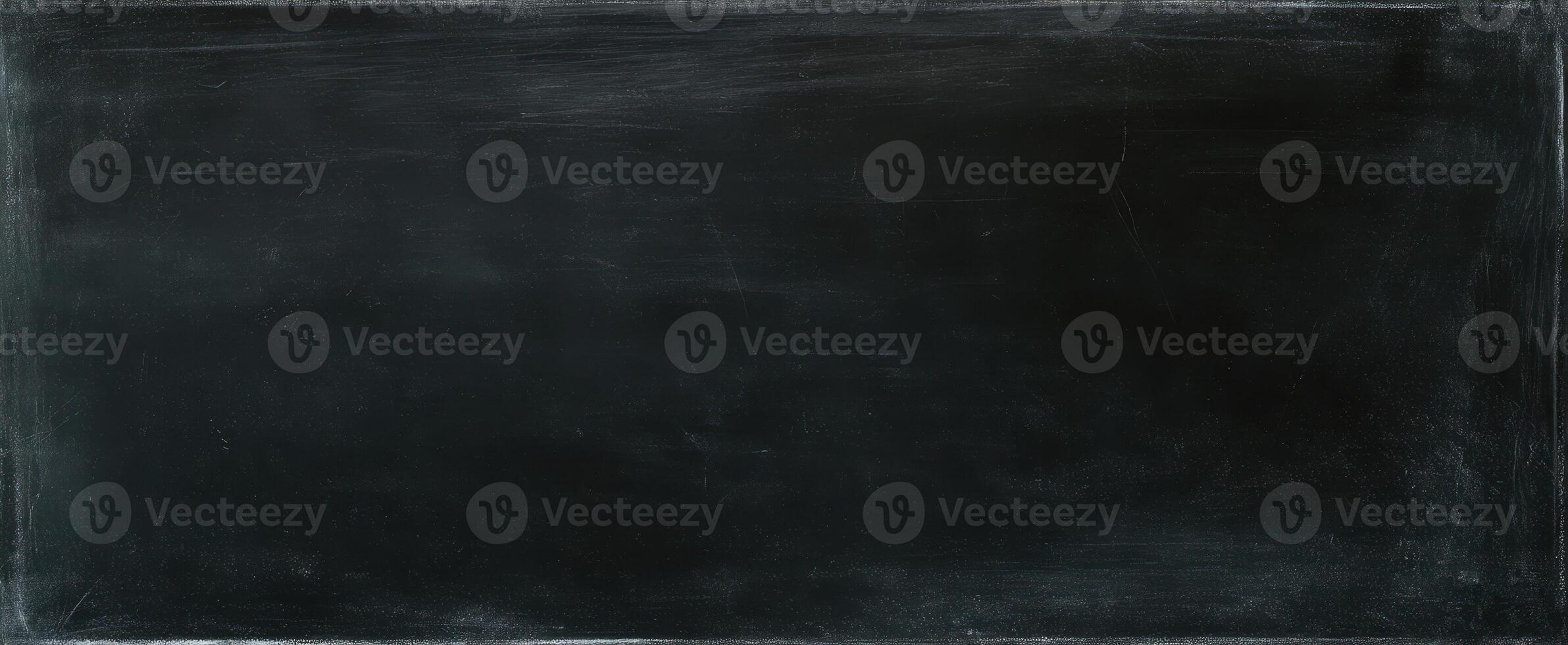 The empty blackboard inviting creativity and educational inspiration. photo