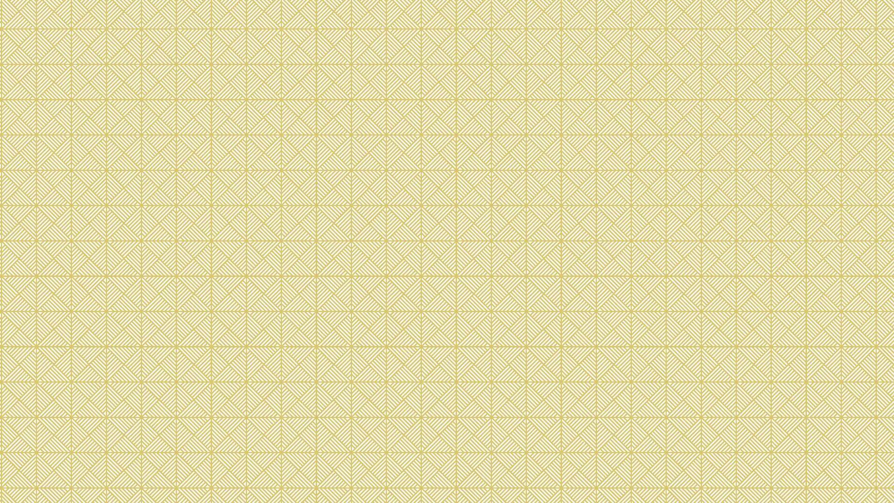 Seamless diamond grid pattern with diagonal gold stripes on a soft beige background. Stylish and elegant design for premium and decorative use. vector