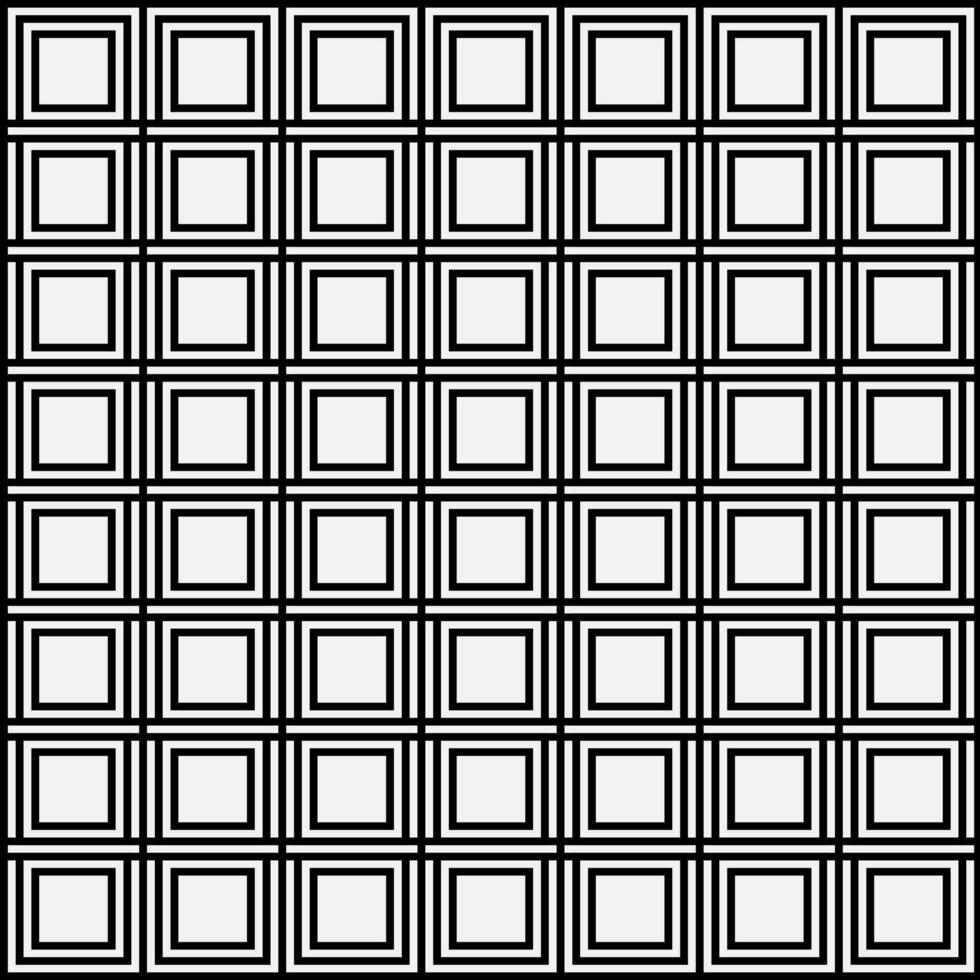 Nested Square Grid Geometric Shapes Pattern vector