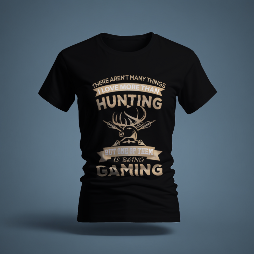 Black T-Shirt Mockup with Graphic Design in Realistic Style psd