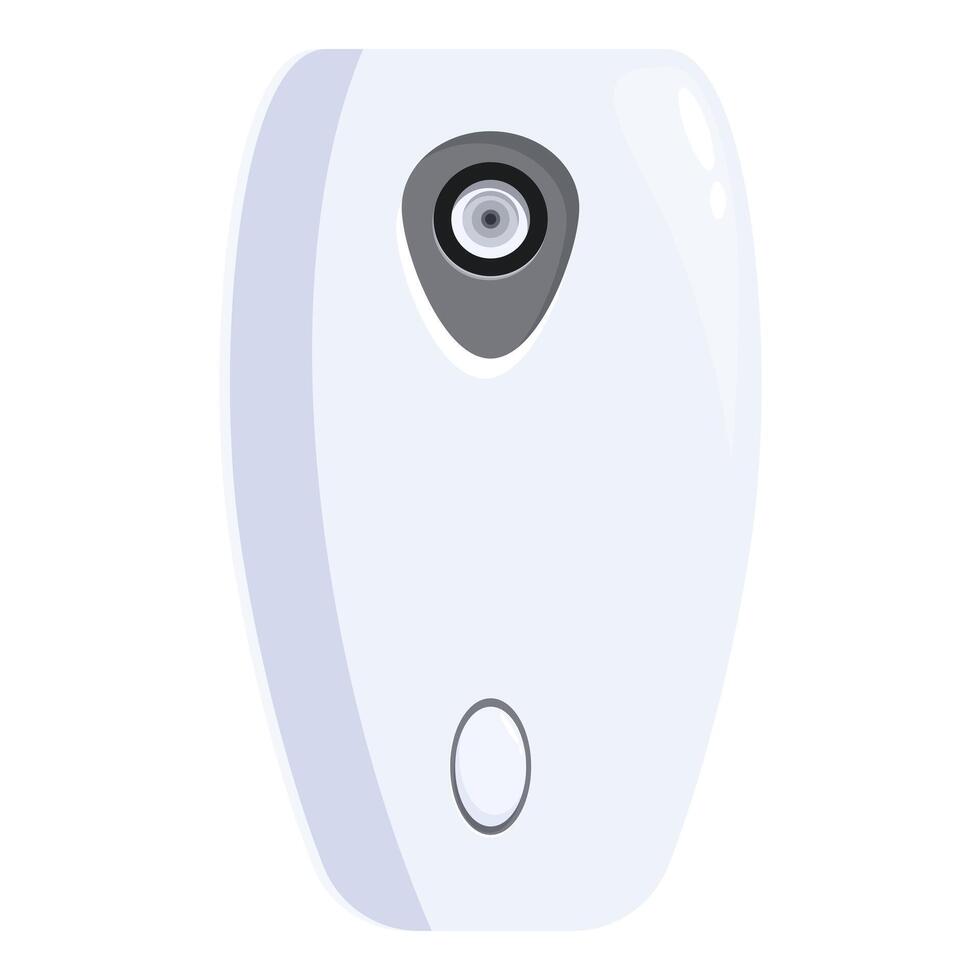 Modern wireless security camera providing surveillance and protection vector