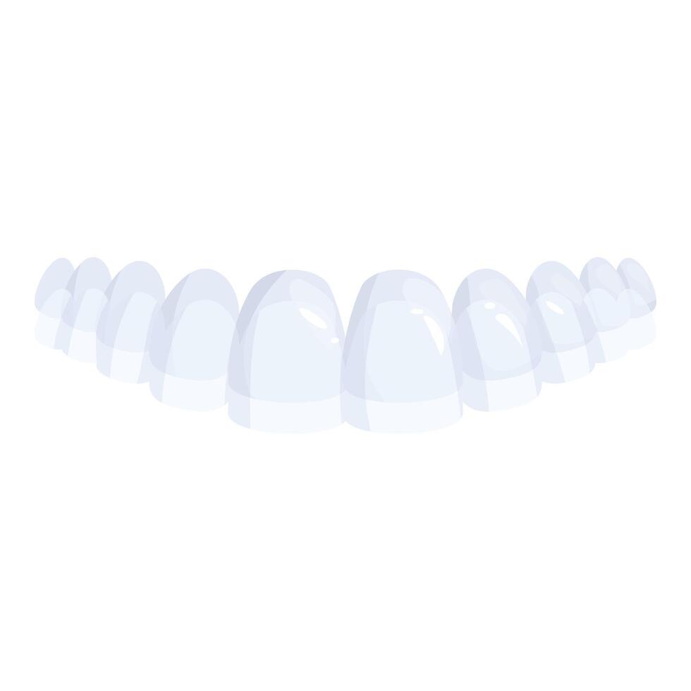 Perfect smile showing healthy white teeth is key for good health vector