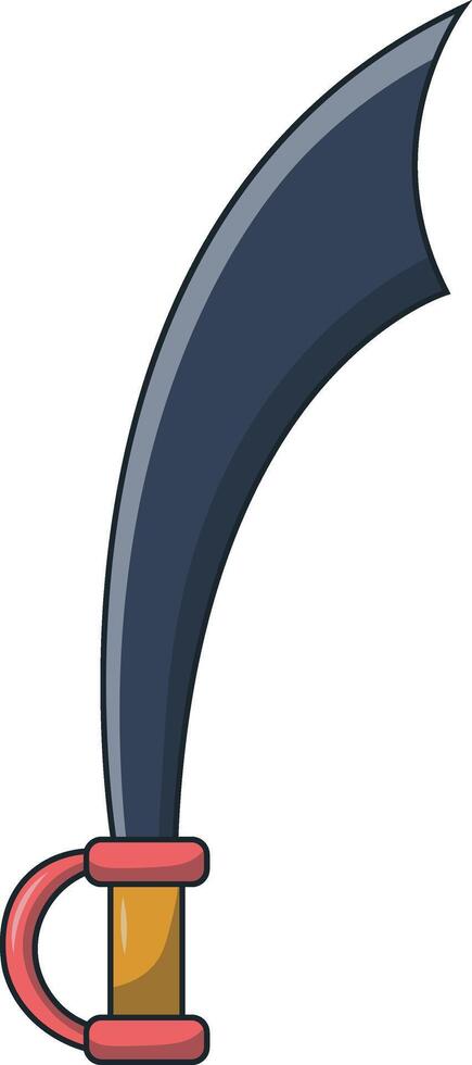 Pirate Treasure Cartoon Element. Design Element. vector