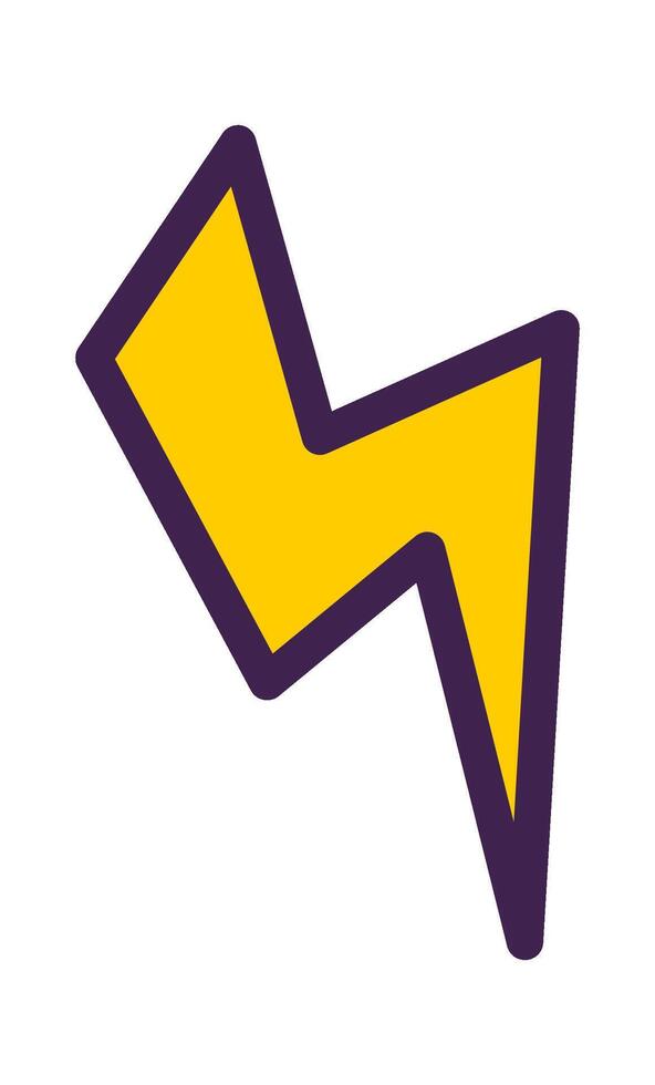 Cartoon Lightning Icon vector