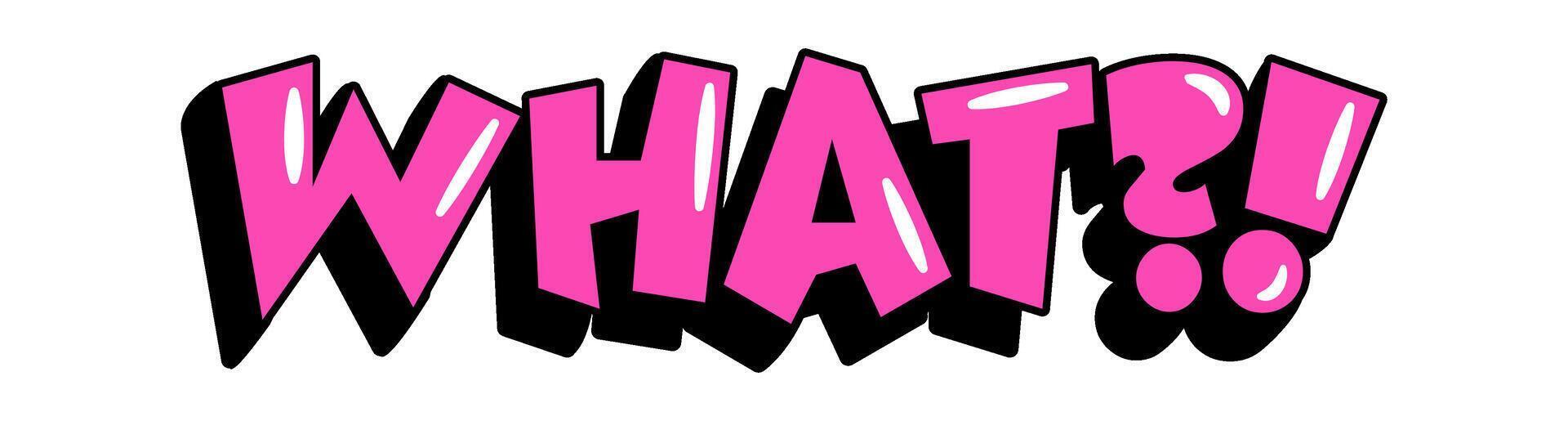 What Comic Font Letters vector