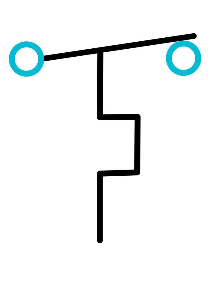 Single Pole Double Throw SPDT Switch - Electrical Circuit Control vector