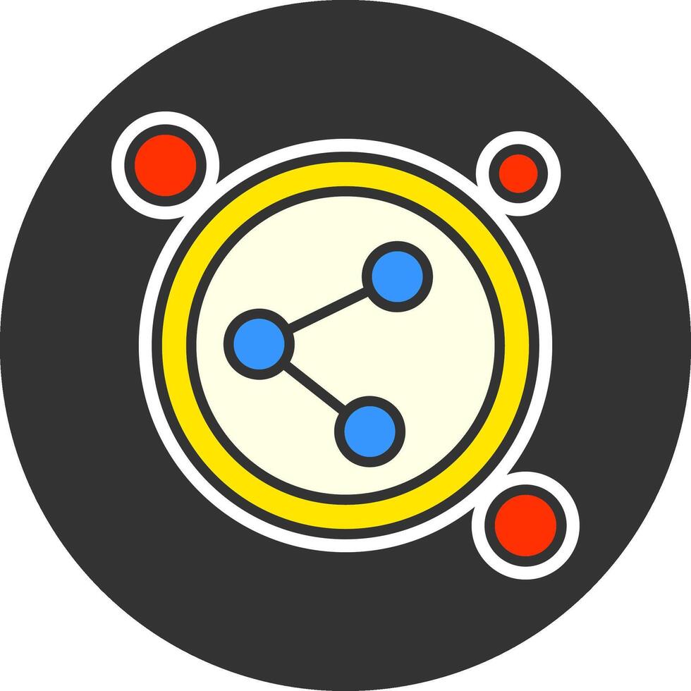 Connection Button Navigation Grey Circle Icon vector