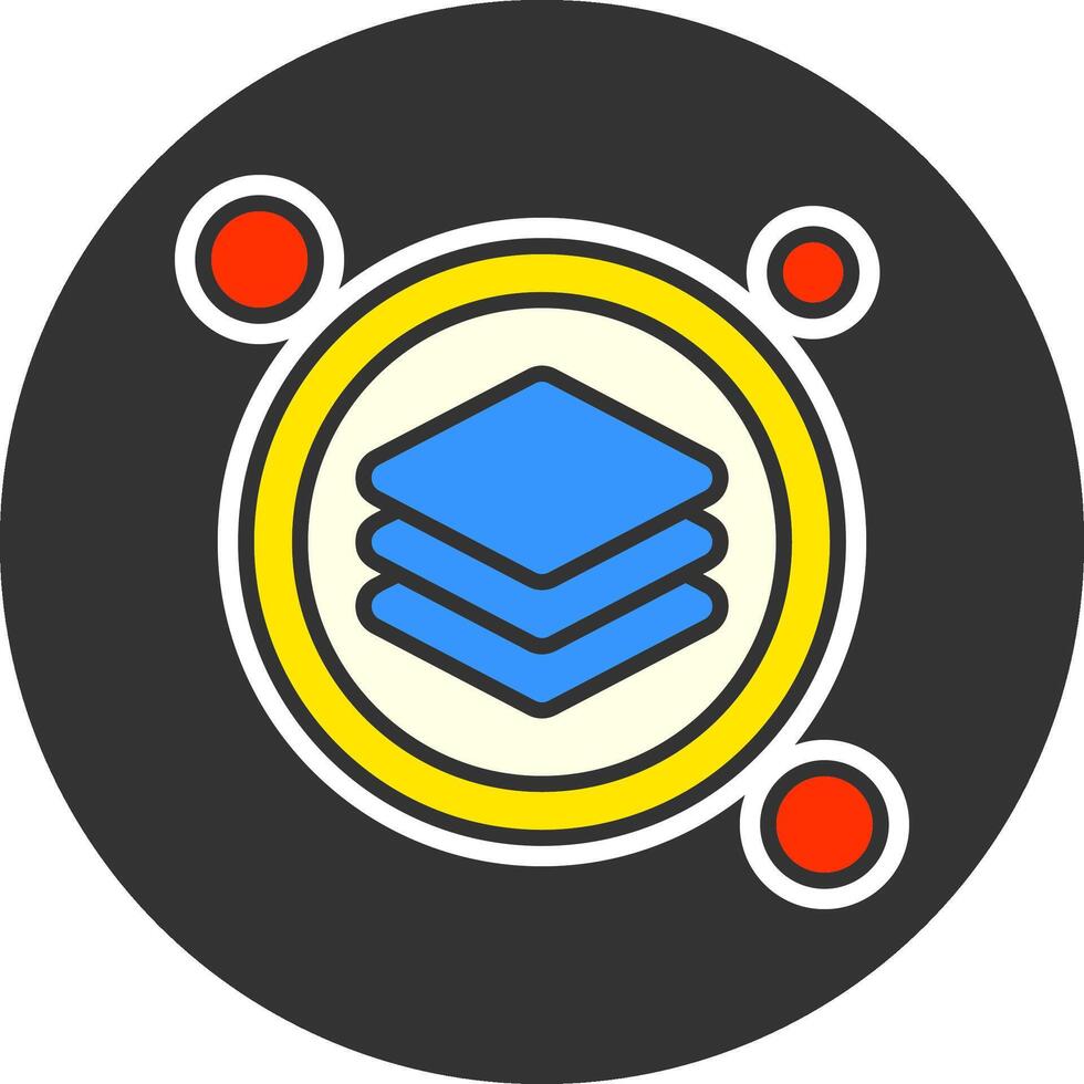 capa botón navegación gris circulo icono vector