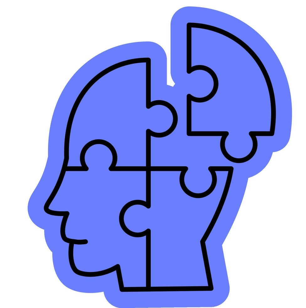 Brain and Emotion Icon vector