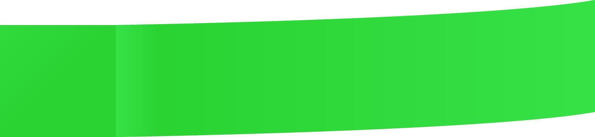 Vibrant green rectangular banner with curved edges filling the entire frame, creating a striking and visually appealing graphic element perfect for various digital applications vector