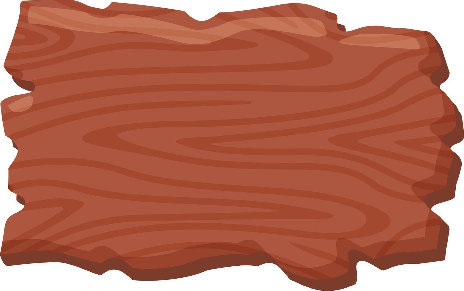 Wooden plank showing growth rings on a white background, providing ample space for adding custom text or designs, ideal for rustic or nature themed projects vector