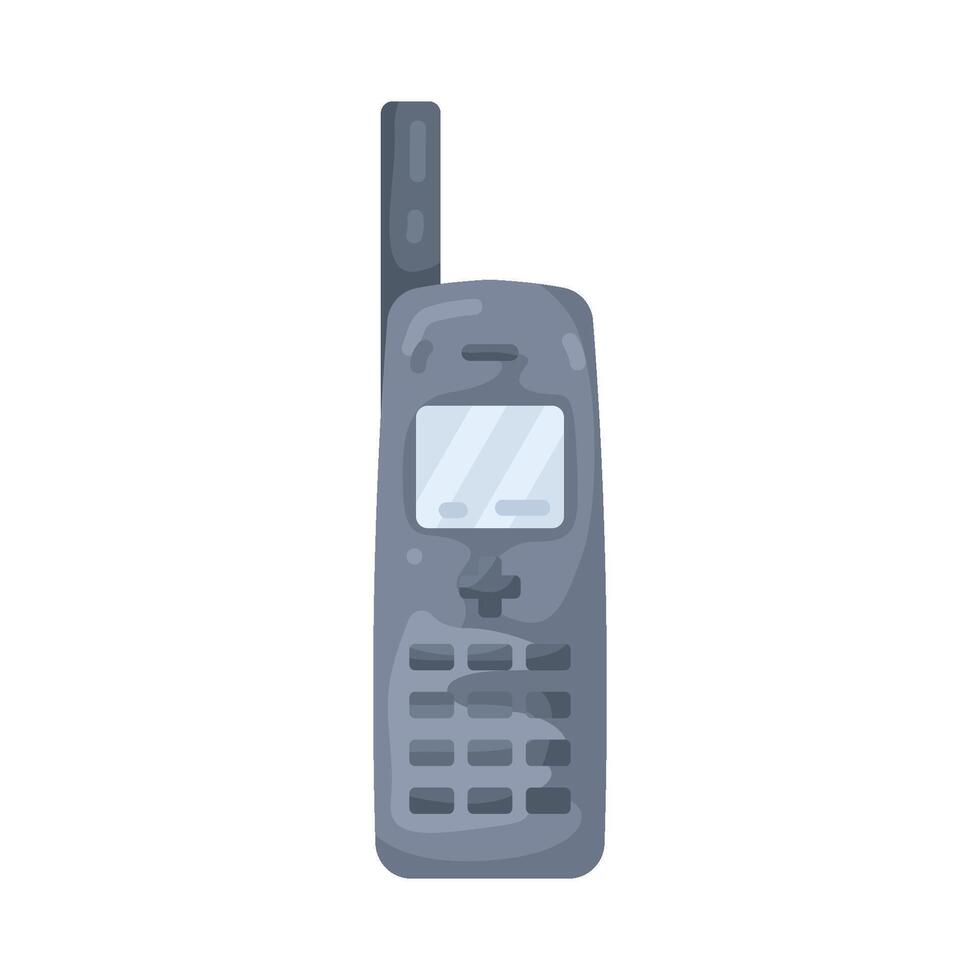 Illustration of a Retro Mobile Phone vector
