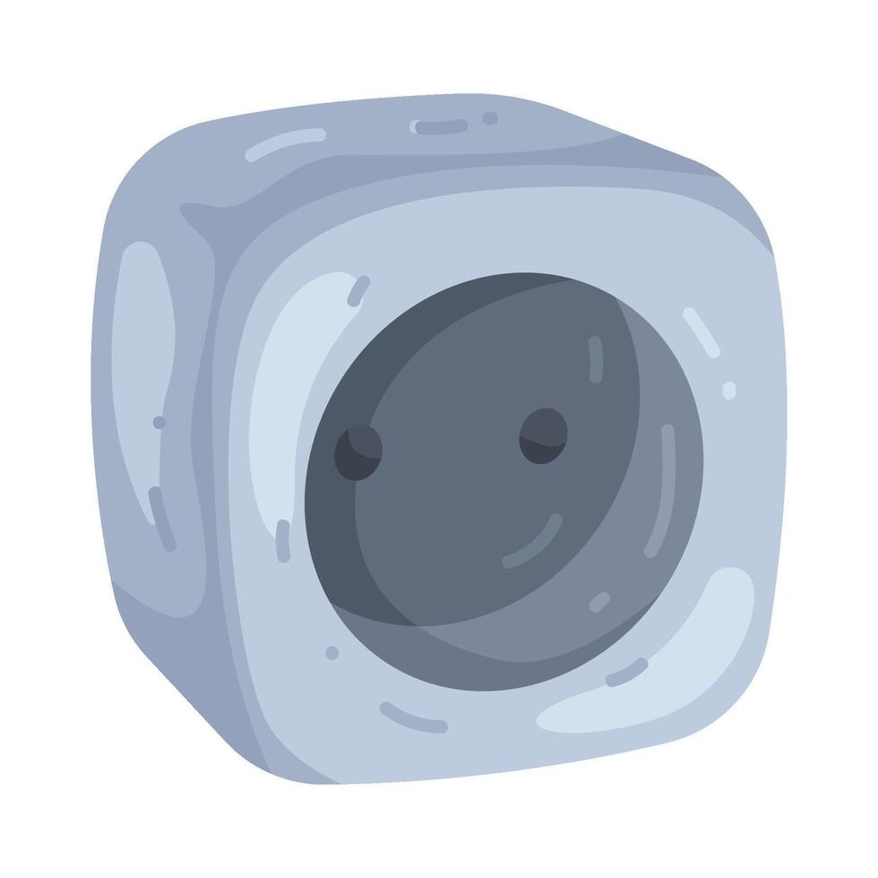 Illustration of Smart Plug vector