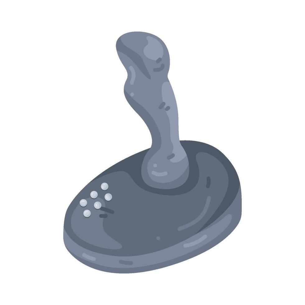 Illustration of a Vintage Joystick Controller vector