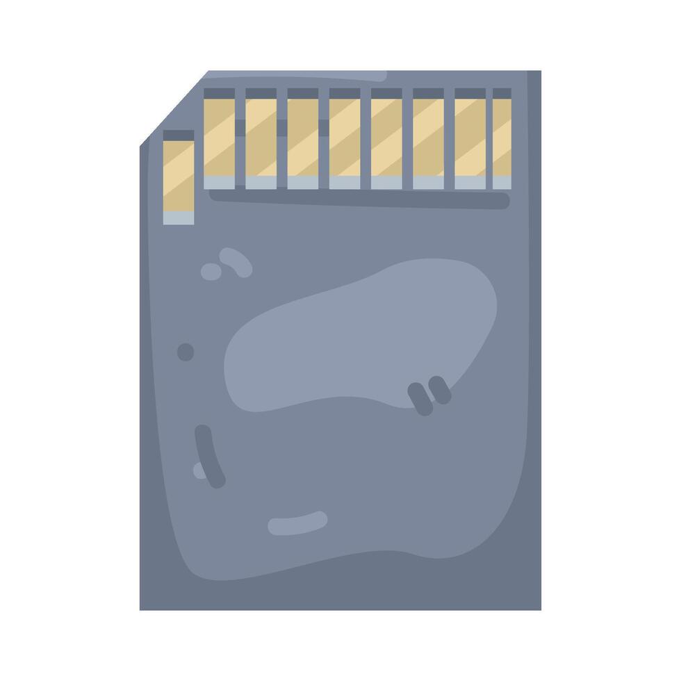 Illustration of a Memory Card vector
