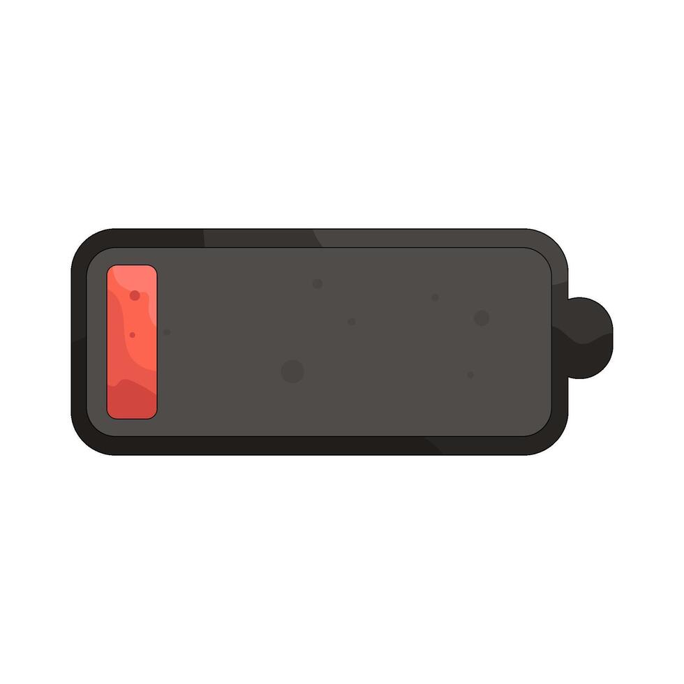 Illustration of Low Battery Indicator vector
