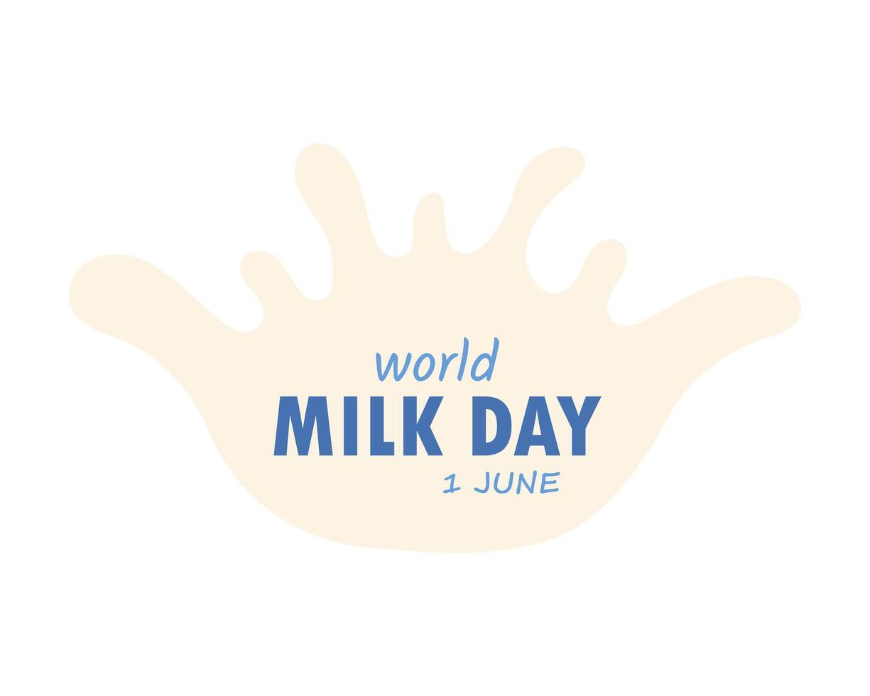 World Milk Day. Background, banner, poster. June 1. illustration. vector