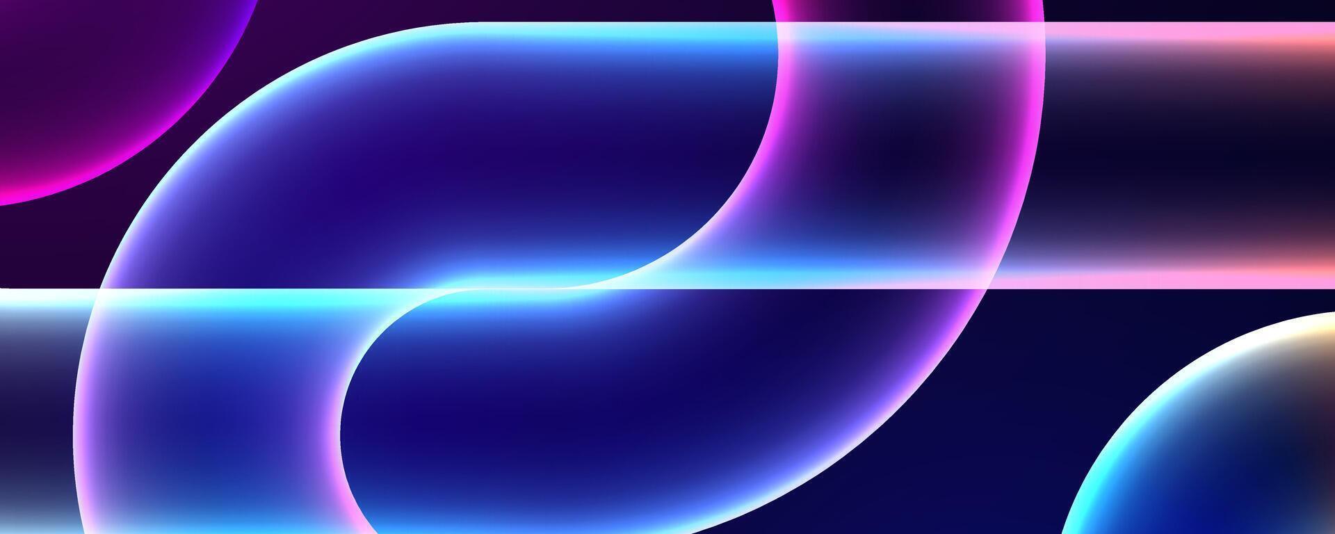 Abstract colorful fluid shapes design vector