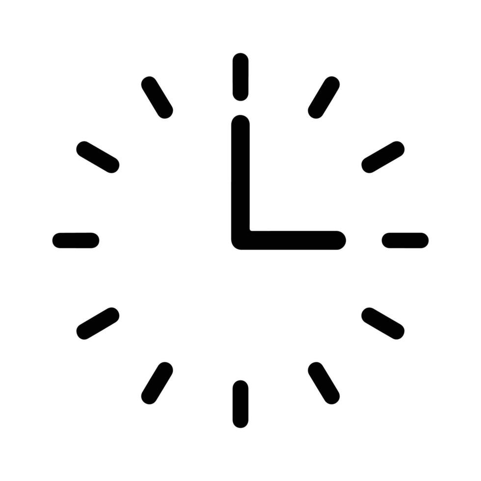 Classic analog clock face design with detailed numerals and hands vector