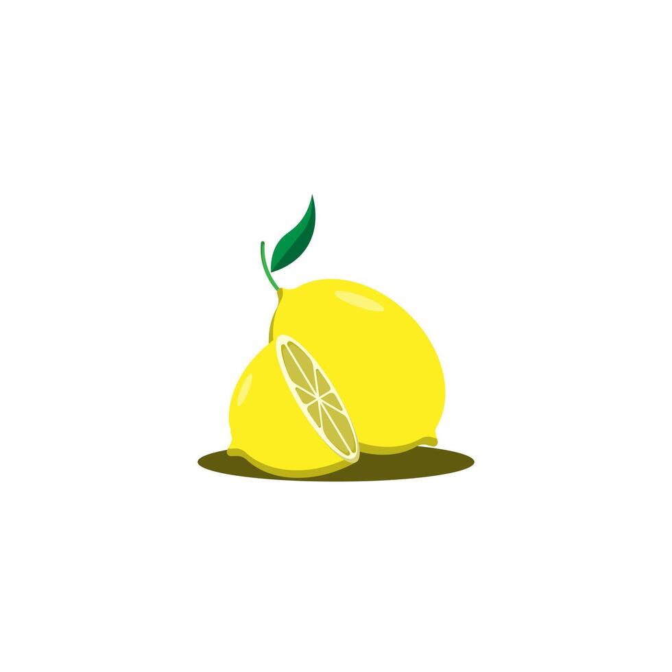 lemon icon design creative illustration concept symbol for web icon eps 10 vector